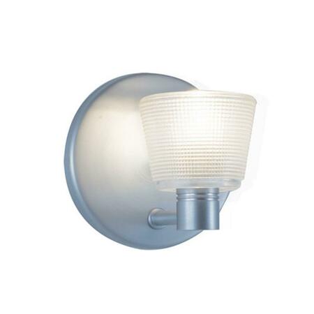 JESCO LIGHTING GROUP Single Light Wall Sconce- Satin Nickel Finish- White WS293-WH